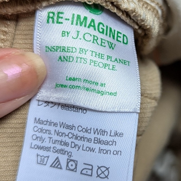 J.Crew Crewcuts Boys Size 16 Stretch Courdoury Pants Button Adjustable Waist - Picture 6 of 10